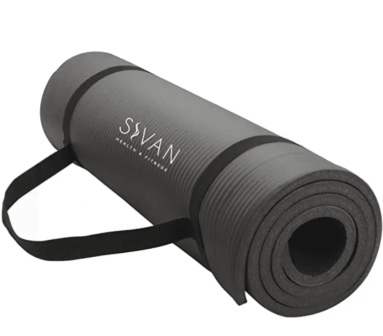 Sivan Health and Fitness 1/2-Inch Extra Thick 71-Inch Long NBR Comfort Foam Yoga Mat