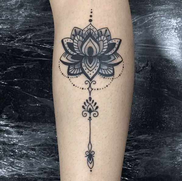 Mandala Lotus Flower tattoo